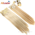 Clip In Hair Extension Silky Straight 16Colors Clip Extensions With 16 Clips Supplier